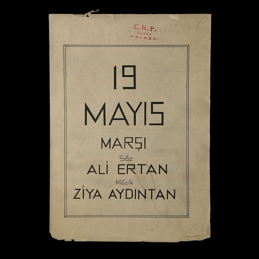 19 mayıs marşı nota kitapçığı