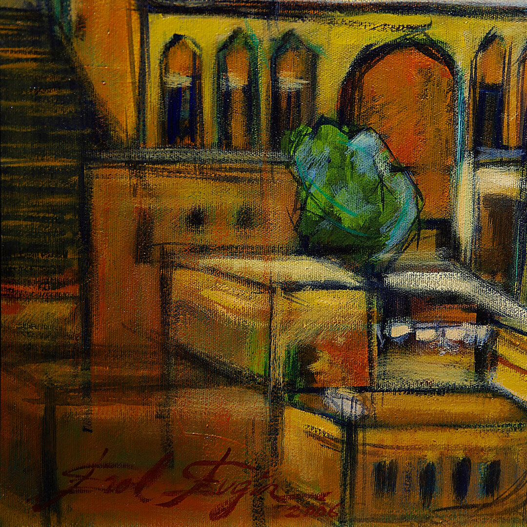 Erol Evgin, Mardin. tuval, yağlı boya, 80x60 cm. (çerçeveli 91x71xcm), 2006 (3)